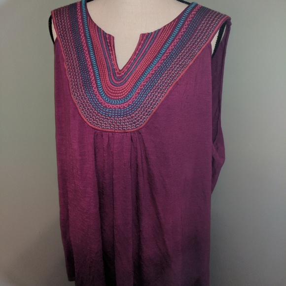 Faded Glory Tops - Sleeveless Blouse Faded Glory Tops - Sleeveless Blouse